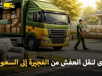 أفضل شركة نقل عفش مع الفك والتغليف والتركيب من الفجيرة إلى جميع مدن المملكة العربية السعودية