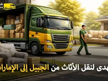Furniture moving company from Jubail to the UAE 360x269