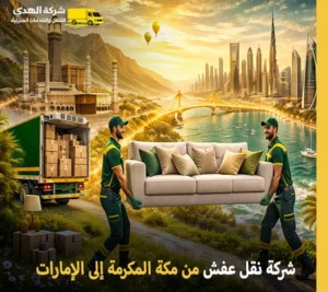 أسرع شركة شحن أثاث من مكة المكرمة إلى الإمارات