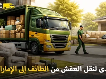 Furniture moving company from Taif to the UAE 360x269