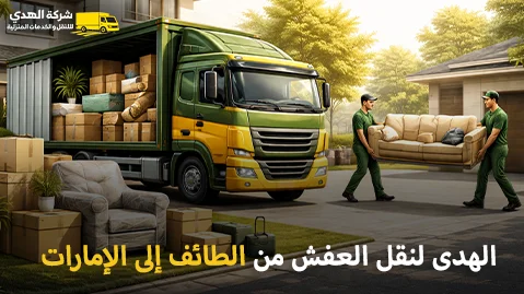 Furniture moving company from Taif to the UAE