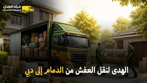 Land furniture shipping from Dammam to Dubai