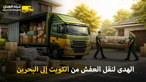 أفضل شركة نقل أثاث وفك وتغليف وتركيب من الكويت إلى البحرين