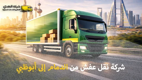 Furniture moving from Dammam شركة نقل عفش من الدمام إلى أبوظبي ٠٥٣٩٦٠٠٧٧٧
