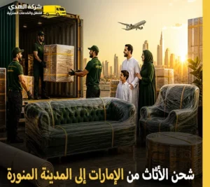 أرخص شركة نقل عفش 24 ساعة من الإمارات إلى المدينة المنورة