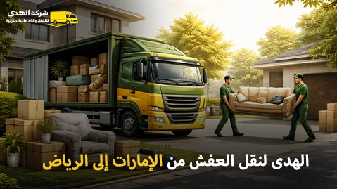 شركة نقل أثاث وفك وتركيب وتغليف من الإمارات إلى الرياض