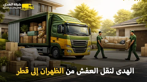 شركة الهدى للنقل والخدمات المنزلية أفضل شركة نقل عفش وفك وتركيب وتغليف وتخزين من الظهران إلى قطر 0539600777