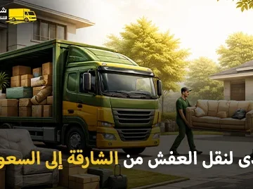 أفضل شركة نقل عفش من الشارقة إلى جميع مدن المملكة العربية السعودية مع خدمات الفك والتركيب والتغليف