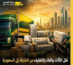 أرخص شركة نقل أثاث من الشارقة إلى السعودية 24 ساعة