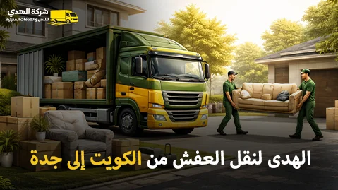 شركة شحن أثاث وفك وتركيب وتغليف وتخزين من الكويت إلى جدة