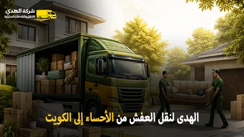 International furniture moving from Al Ahsa to Kuwait