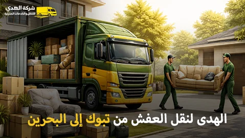 International furniture moving from Tabuk to Bahrain