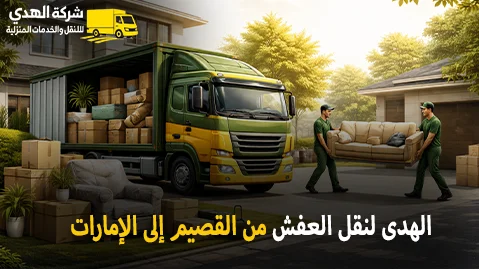International furniture moving from Al Qassim to the UAE png