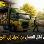 شركة الهدى للنقل والخدمات المنزلية أفضل شركة نقل عفش دولي بري من نجران إلى الكويت
