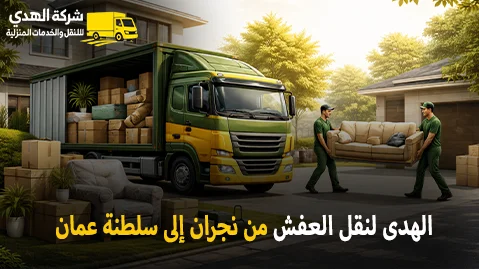 شركة الهدى للنقل والخدمات المنزلية أفضل شركة نقل عفش دولي بري وفك وتركيب وتغليف وتخزين من نجران إلى سلطنة عمان