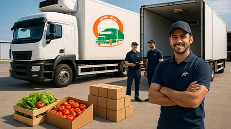 شركة نقل مبرد من السعودية إلى الكويت