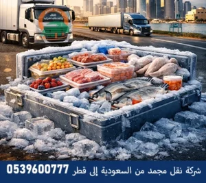 شحن المنتجات واللحوم والأغذية المجمدة من السعودية إلى قطر نقل مجمد بالكرتون من السعودية إلى قطر