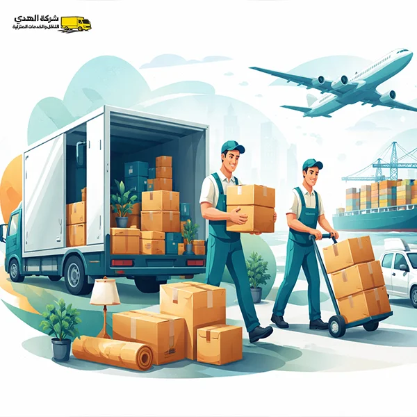 خدمات نقل عفش وشحن للبضائع
