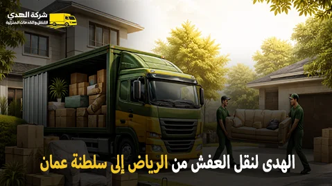 شركة الهدى للنقل والخدمات المنزلية أفضل شركة نقل عفش دولي بري من الرياض إلى سلطنة عمان