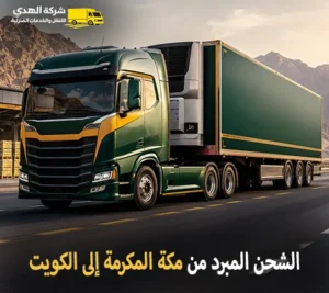 شحن مبرد ونقل المبرد بالكرتون من مكه المكرمه الى الكويت أرخص شركة شحن مبرد بري من مكة المكرمة الي الكويت