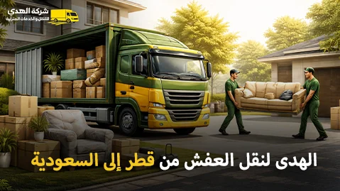 شركة الهدى للنقل والخدمات المنزلية أفضل شركة نقل عفش وفك وتركيب وتغليف وتخزين من قطر إلى السعودية