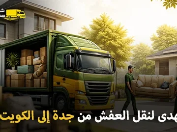 شركة الهدى للنقل والخدمات المنزلية أفضل شركة نقل عفش مع فك وتركيب وتغليف وتخزين من جدة إلى الكويت 0539600777