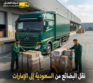 شركة نقل بضائع بري من السعودية الي الإمارات رخيص