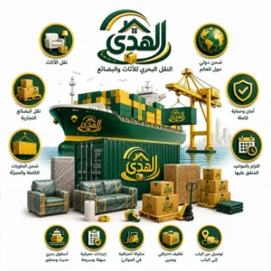 شحن بحري للأثاث والبضائع شحن بحرى