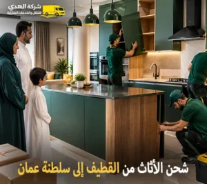 أرخص شركة شحن أثاث دولي وفك وتركيب وتغليف وتخزين من القطيف الي سلطنة عمان 24 ساعة