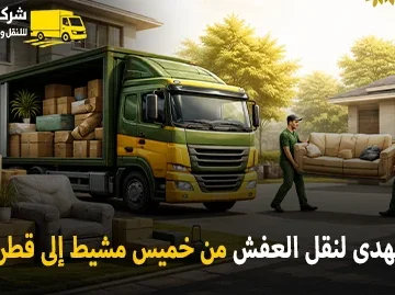 شركة الهدى للنقل والخدمات المنزلية أفضل شركة نقل عفش دولى برى من خميس مشيط إلي قطر
